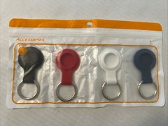 AirTag Holder Set of 4, New, Black/White/Blue/Red