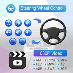 2Din Android 10.1″ Car Radio Apple/Andriod Car Play Touch Screen GPS WiFi Player