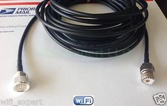 TIMES MICROWAVE ® 1-30 Feet LMR240UF Antenna Jumper Coax Cable PL259 SO239 M/F