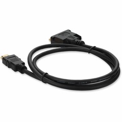 AddOn HDMI2DVIDMF3F 3ft HDMI M-F to DVI-D F Black Cable