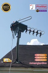 Limited Offer Outdoor TV Antenna Pole Motorized HDTV 4K 360° HDTV Antenna + Pole
