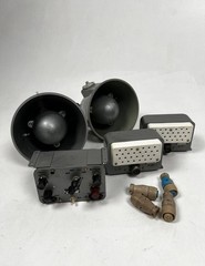 Rare USSR Military Soviet loudspeaker device GU-20M, 2 amplifiers U-10M