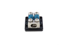 KnuKonceptz Bassik 2 Way 0 Gauge to 4 / 8 Gauge Mini ANL Fuse Block w Fuses