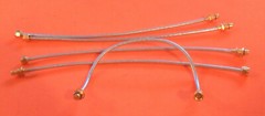 SMA Plug to SMB Jack Bulkhead – 24cm Semi-Rigid Formable Coax – Pasternack