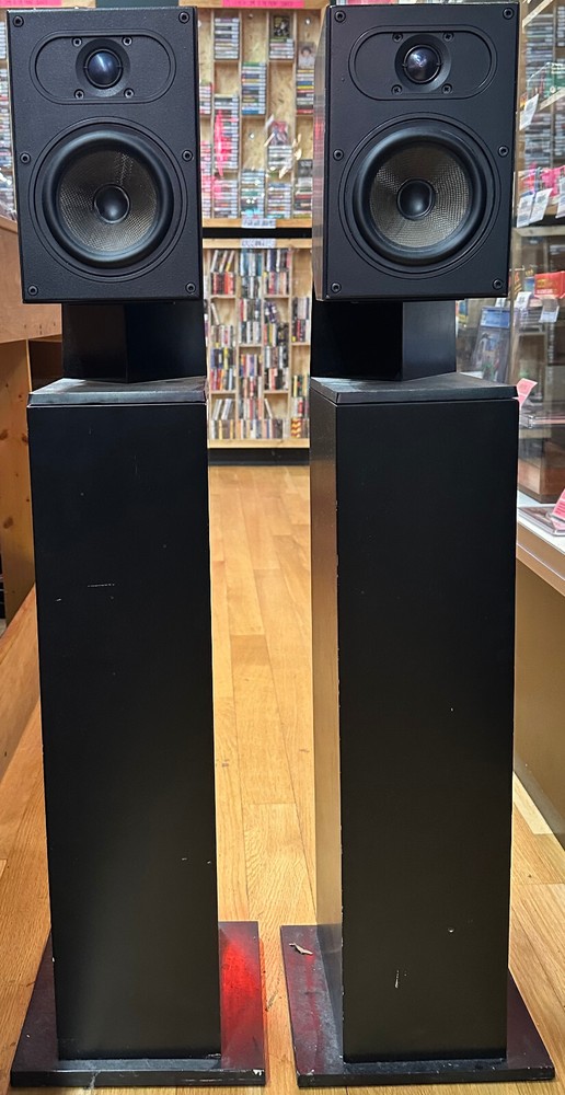 B&W BOWERS AND WILKINS CM1 CM2 CONCEPT 90 FLOOR STANDING SPEAKERS PAIR SET