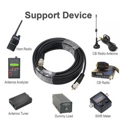 10ft Braided RG8X Coaxial Cable – Superior Connection for Jeep CB Installations