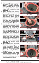JL Audio Fathom F113 Subwoofer 13.5″ Speaker Foam Edge Repair Kit (Single)