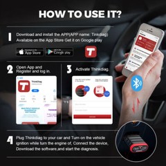 ThinkSafe Car All System ABS SRS Oil EPB TPMS OBD2 Scanner Diagnostic Scan Tool