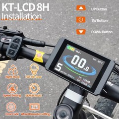 E-bike KT Controller 30A-50A LCD5 LCD8H LCD7C Display Sine Wave Controller Kit