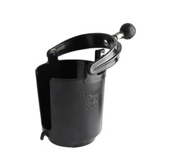 RAM Mount Self Leveling Cup Holder with 1 inch Ball RAMB132B-WH1