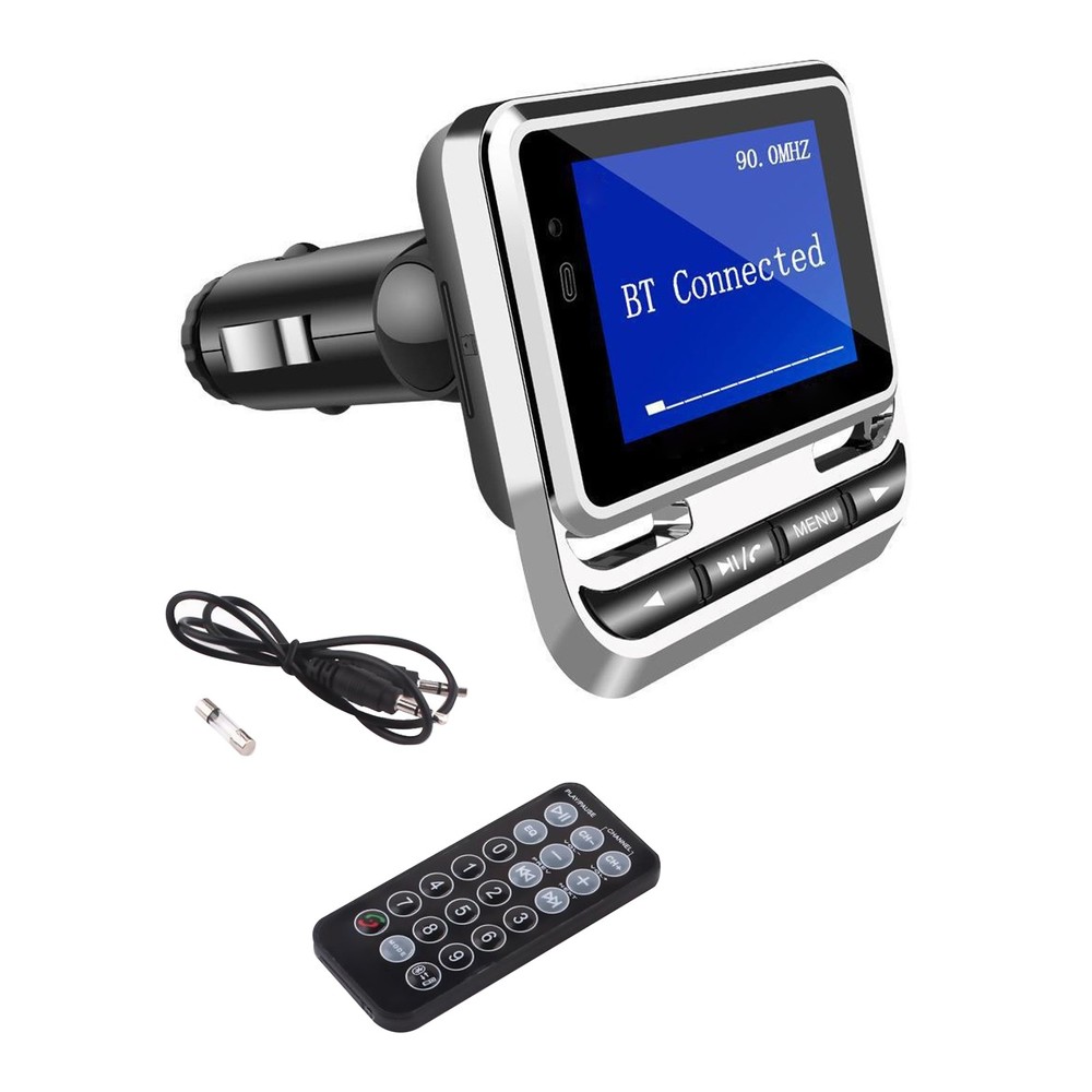 Car Bluetooth FM Radio Transmitter Part Cigarette Lighter Radio Music Adapter