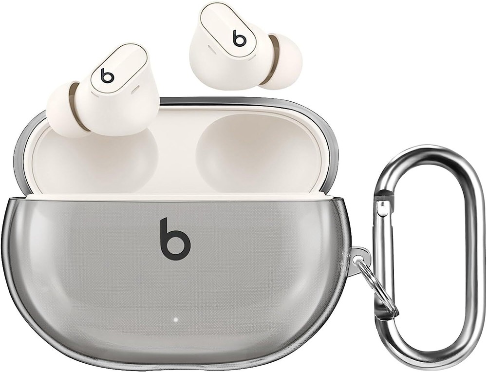 Clear Case for New Beats Studio Buds + 2023 Shockproof Earbuds Protective Cover