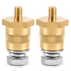2pc Battery Pole Adapter Terminal Connector Fittings M6 M8 Thread Post Adapters