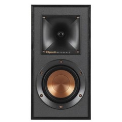 Klipsch Reference R-41M Bookshelf Home Speakers, Black Textured Wood Grain Vinyl
