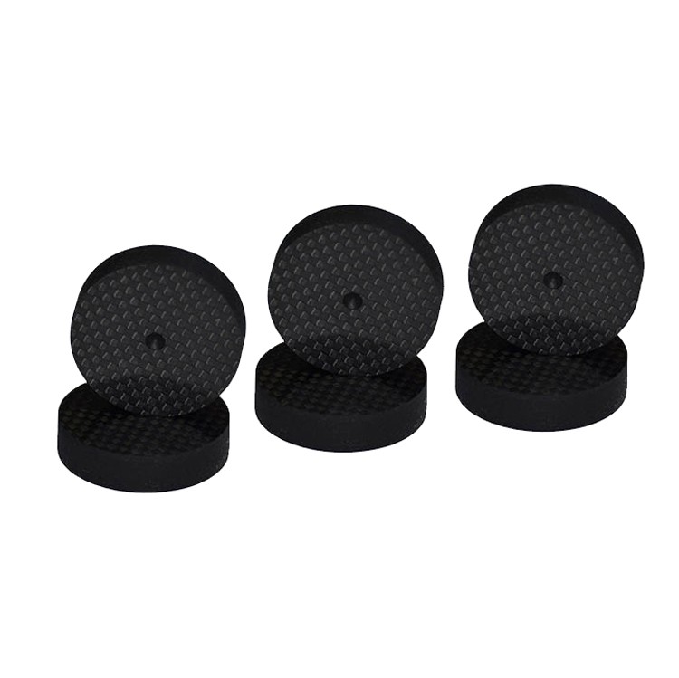 4Pcs 40mm*10mm Carbon Fiber Speaker Spike Mat Base Pad Feet Isolation HIFI Mount