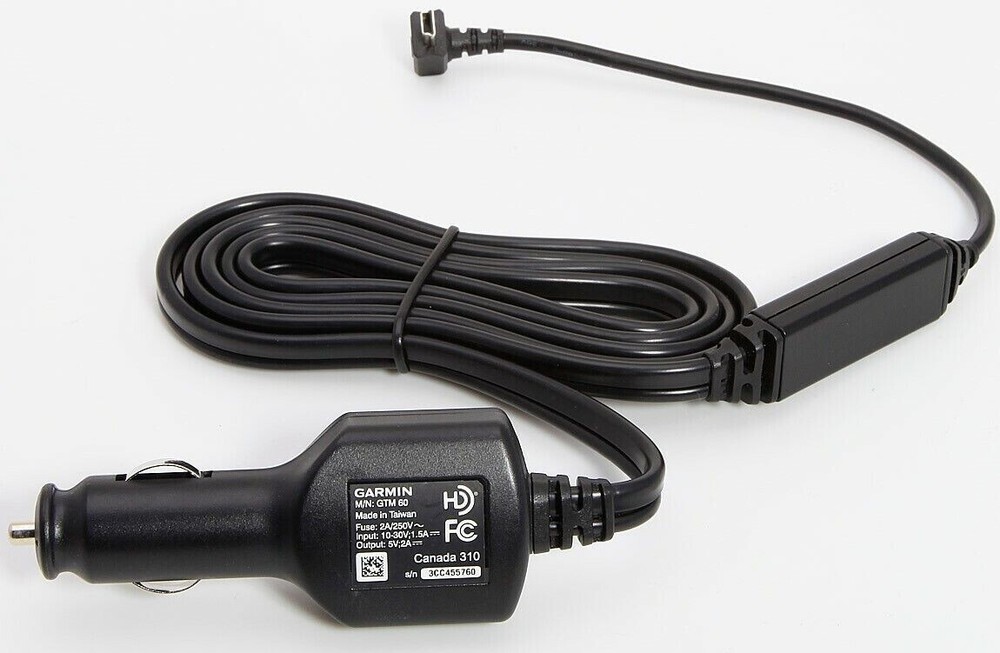 Garmin GTM60 GTM 60 Lifetime Live Traffic HD Receiver Cable Charger 010-01031-00