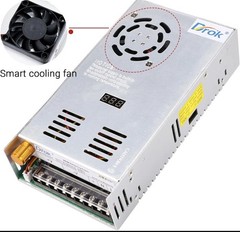 DROK 48V Power Supply, AC 110V/220V to DC 0-48V 10A 480W Buck Converter, Adjusta