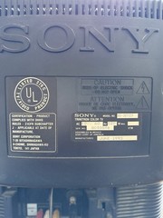 Sony Trinitron KV-20TS29 20” CRT TV Retro Gaming with all Cables (Tested)
