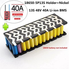 Daly 13S 48V 40A Li-ion BMS + 5P13S Holder + Nickel Kits for Battery ACUS