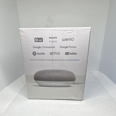 Google Home Mini Smart Speaker Voice Control Bluetooth Wi-Fi Chalk GA00210-US