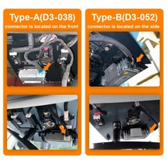 FitDVR Dash Cam Power Adapter (12-Pin) for Hyundai, Kia, Genesis. Type A #D3-038