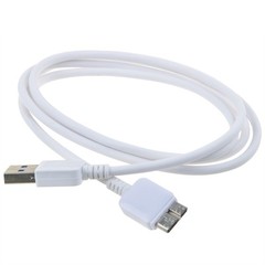 White USB 3.0 Data Cable Cord for Samsung Galaxy Note Pro 12.2 SM-P905 Tablet PC