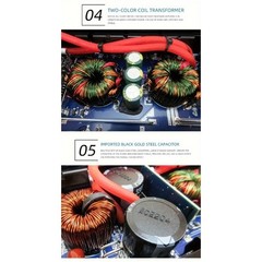 5000W MAX Monoblock Class D Car Amp – Low Distortion Stereo Audio Amplifier