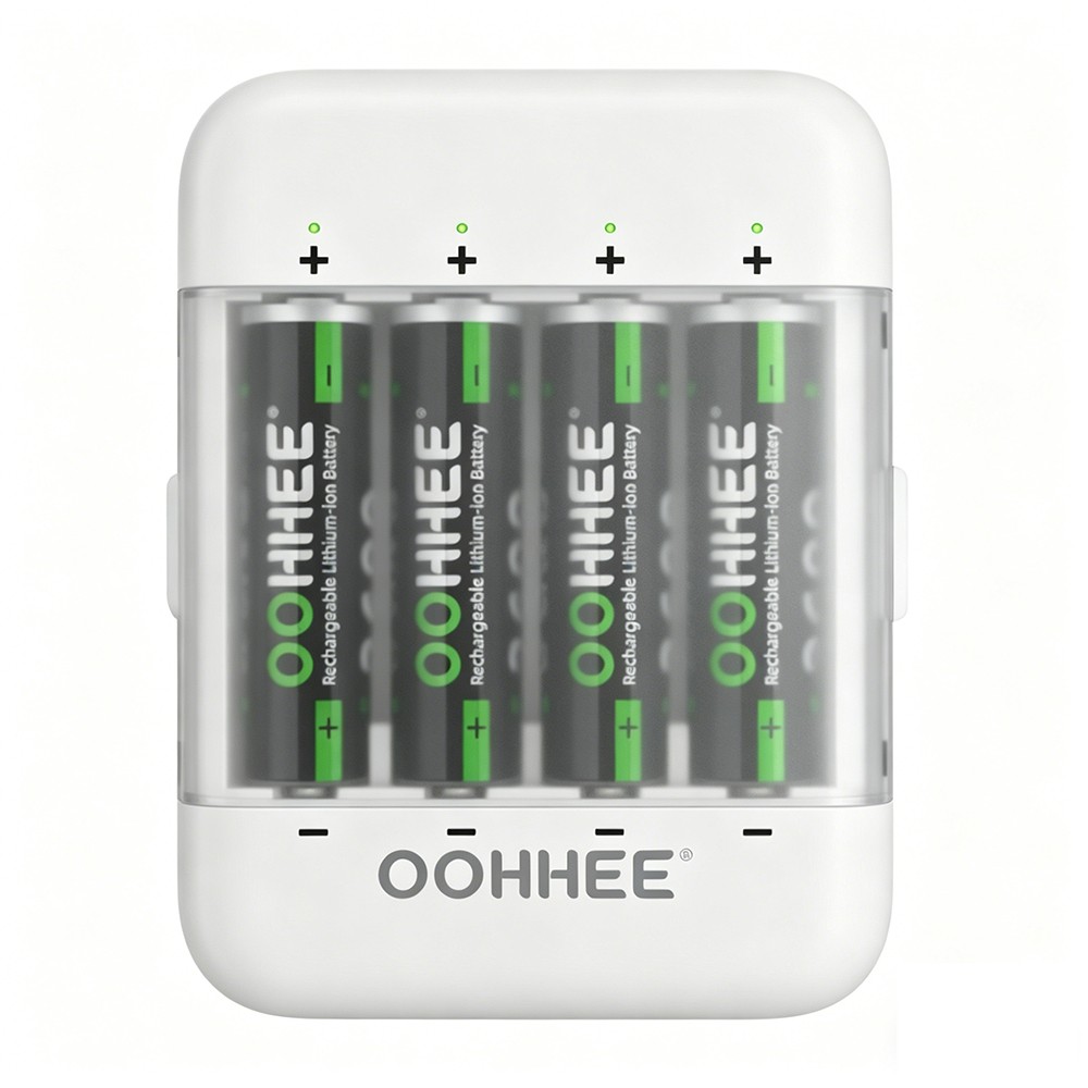 3600mWh 1.5V AA Lithium Rechargeable Batteries + Charging Storage Box 4/8/12/16x