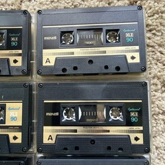 Maxell XLII 90 lot of 10 type II chrome cassette tapes Japan 1985