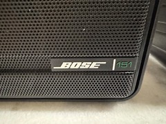 Bose 151 Indoor Outdoor Extreme Weather Proof Speakers Only!! Black Used !!