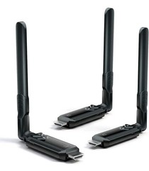 Wireless HDMI Transmitter and 2 Receivers 1148FT Streaming Extender Kit fr PC/TV