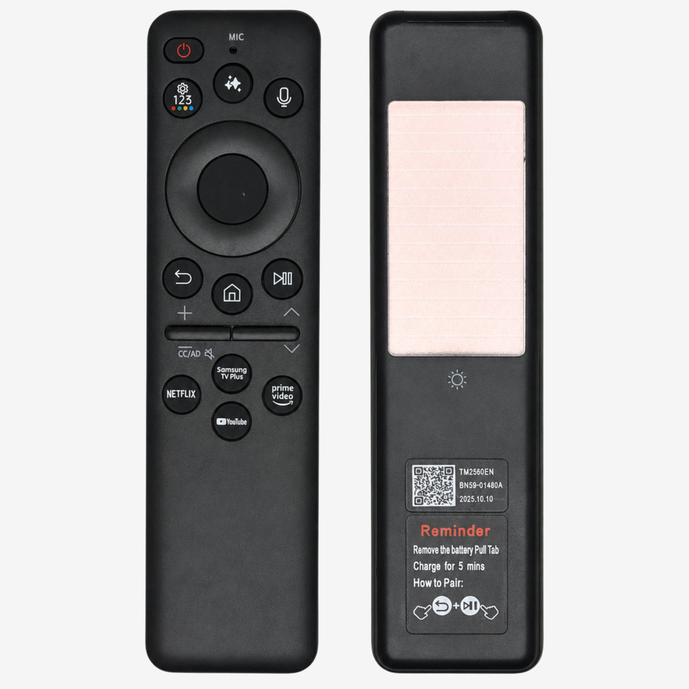 Samsung Smart TV Solar AI Voice Remote For Crystal UHD, OLED, QLED, & Frame