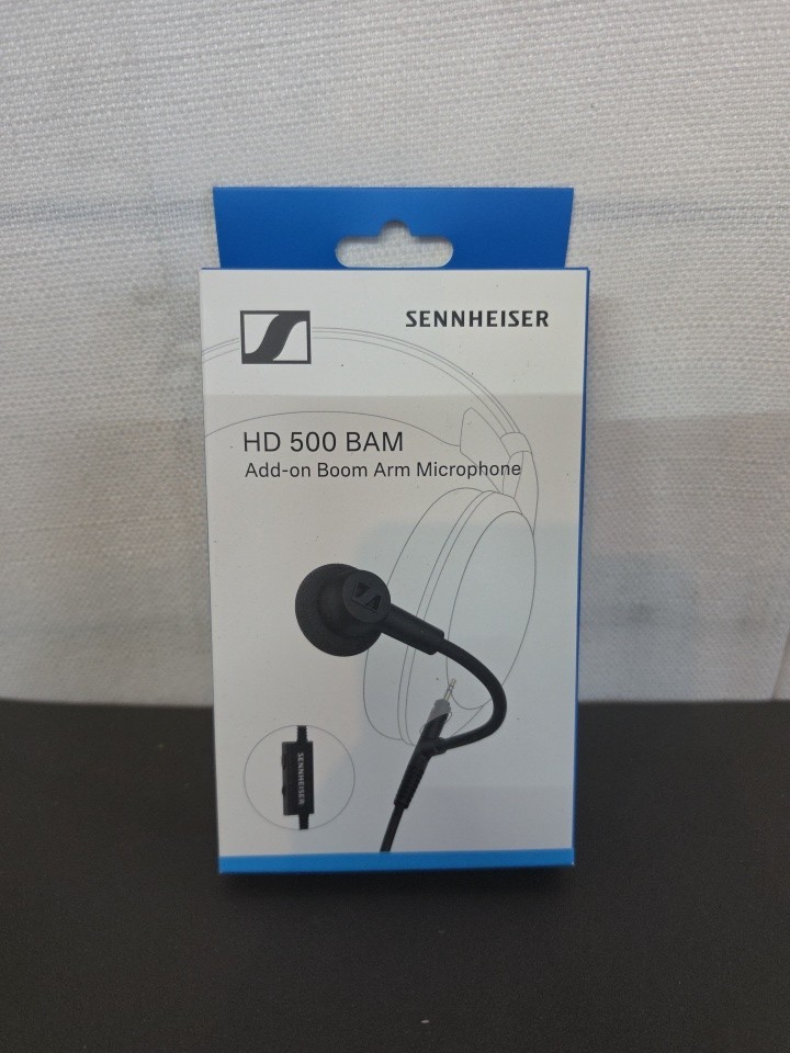 Sennheiser HD 500 BAM Boom Microphone 3.5mm Mute Volume Gaming. NEW