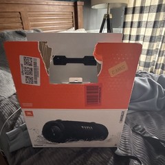 JBL Xtreme 3 Bluetooth Portable Cylindrical Speaker Black w/ Carry Strap & Box