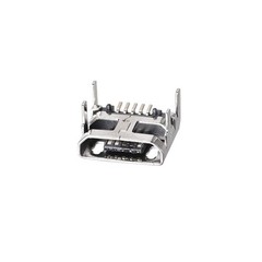 uxcell 10PCS Micro USB Female Socket Connector Jack Port, 5-Pin DIP Silver
