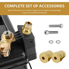 586 Tall Brass Post Adaptor M6 Female Thread Battery Terminal Connector Stud