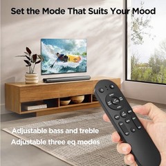 2.2ch Dolby Soundbar, 200W Peak Power, 6 Drivers,2 SUBWOOFER Build-in 35.4″