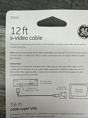 S-Video Cable For Tv, Satellite/Cable DVD/DVR/AV Receiver 12’ Box Of 16 {G2}