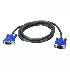 15-PIN SVGA SUPER VGA Epson Projector Male to Male Cable, BLUE CORD, 6 Feet