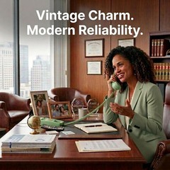 Vintage Corded Phone for Seniors – Easy-to-Use Landline