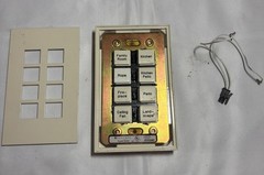 Vantage 8-Button Wired Keypad Station Wall Switch Control – Ivory – Tested