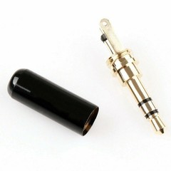 3Pcs 3.5mm Copper Male Stereo Mini Jack Plug Audio Soldering Connector H