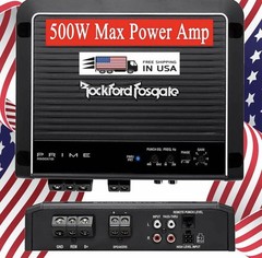 Rockford Fosgate Prime R500X1D 1-Channel Class D Car Mono Amplifier