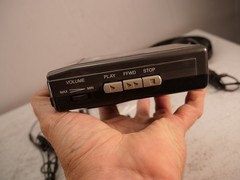 Vintage GE Walkman Portable Cassette Player-Am/Fm Radio Lot Sony Headphones