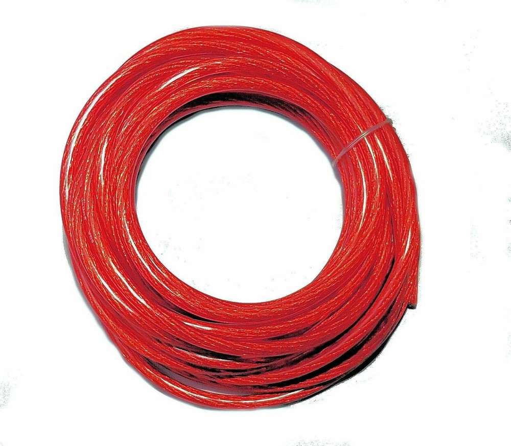 25 Ft – 8 Gauge Power Wire Red High Quality GA Guage Ground AWG 25 Feet