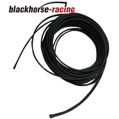 100 FT 1/4″ Expandable Wire Cable Sleeving Sheathing Braided Loom Tubing Black