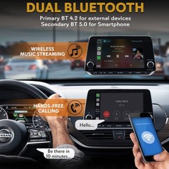 Pyle Wireless CarPlay & Android Auto Box – 4GB RAM 64GB ROM, Dual-Band Brown