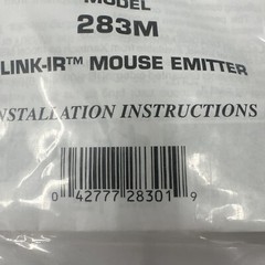 XANTECH 283M Blink IR Mouse Emitter 7 foot Cord 3.5mm Stereo Jack