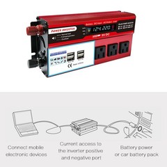 5000W Car Power Inverter DC 12V To AC 110V modified Sine Wave Solar Converter