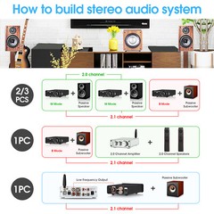 100Watt Mini Mono Channel Power Amplifier HIFI Full-range/Subwoofer Digital Amp